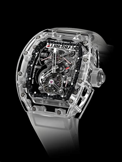 richard mille crystal case|Richard Mille sapphire 56 01.